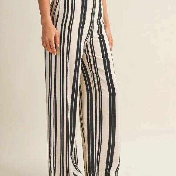 Jetta Striped Wide-Leg Pants | Women's Spring Style - Picture 4 of 9